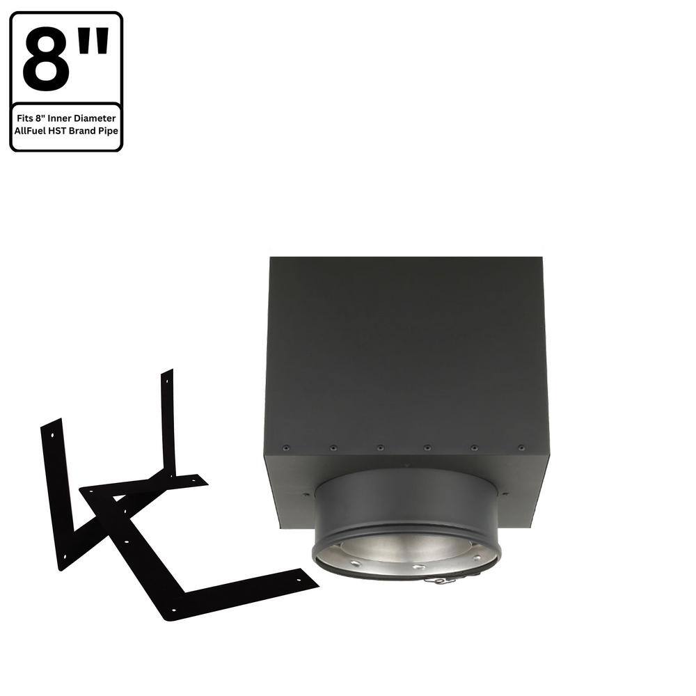 ALLFUEL HST 8 in. x 11 in. Square Ceiling Support for Double Wall