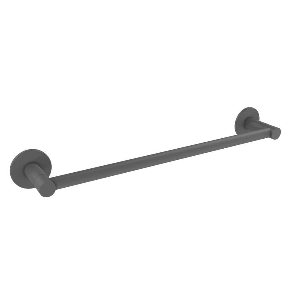 Allied Brass Fresno 18 in. Towel Bar in Matte Gray