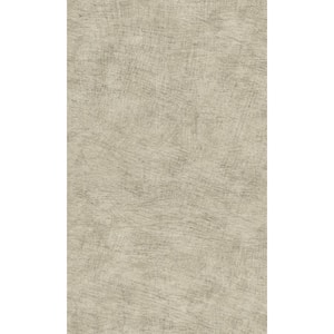 Taupe Cloudy-Like Plain Print Double Roll Non-Woven Non-Pasted Textured Wallpaper 57 Sq. Ft.