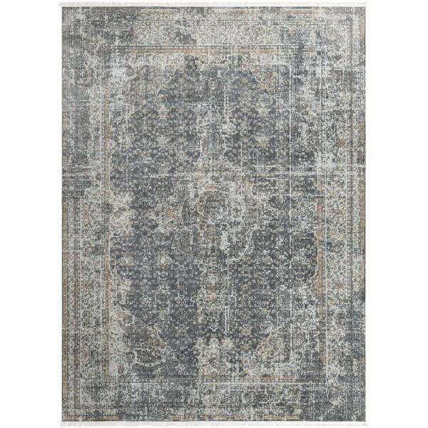 Unique Loom Baracoa La Cabana Fume Gray 9' 0 x 12' 0 Area Rug