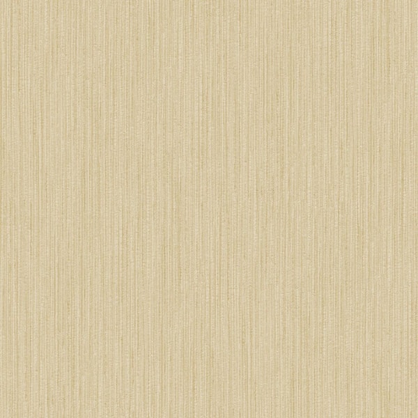 Unbranded Palazzo 2 Collection Gold Plain Vertical Texture Vinyl on Non-Woven Non-Pasted Wallpaper Roll