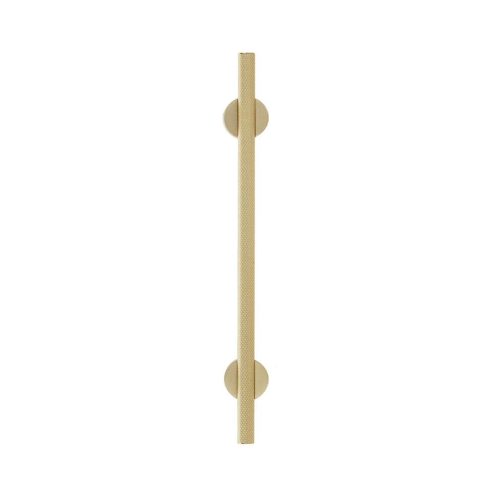 Matte Gold Modern Bar Cabinet Pull with Mounting Hardware