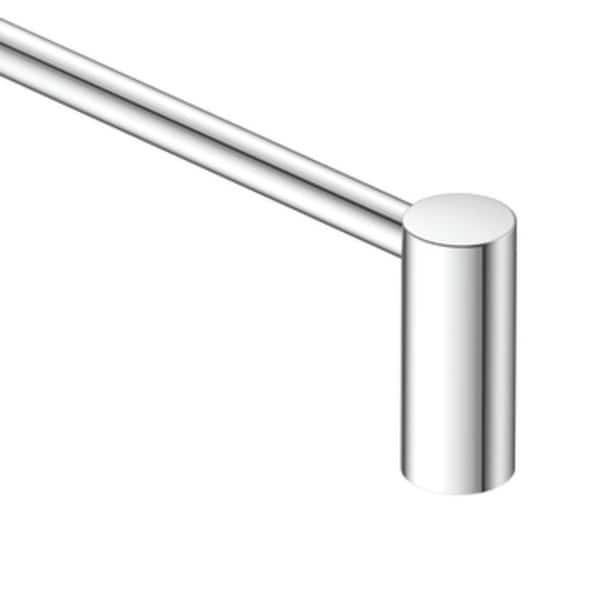 Round Chrome Plated Polished Towel Bar Plus Handle Stainless Steel
