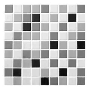 3D PVC Peel and Stick Mosaic Tile Vinyl Sticker, JM567, 12 in. x 12 in. (Set of 40)