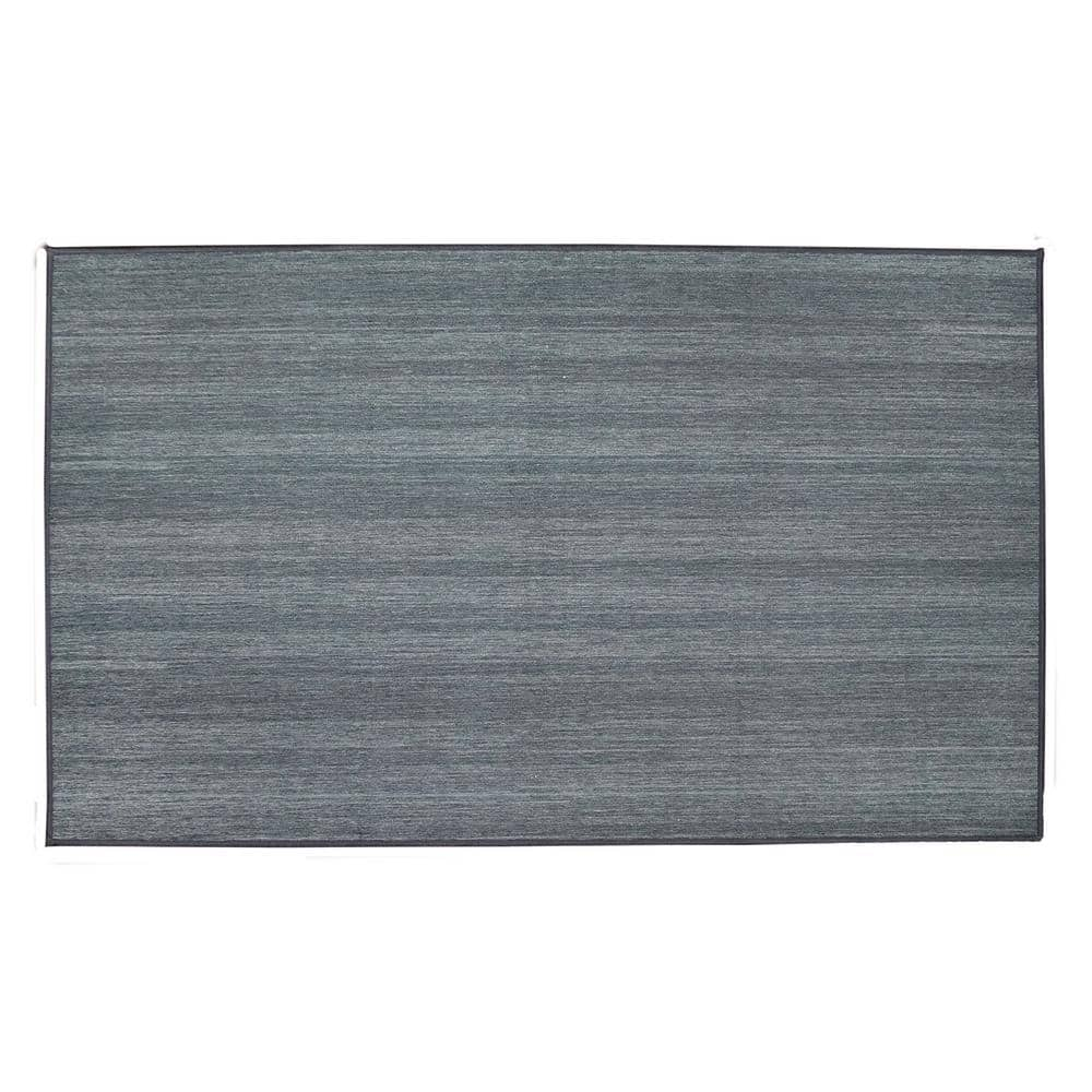 My Magic Carpet Kyoa Grey Olive Washable Area Rug 5'x7