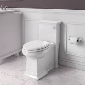 Town Square S 1-Piece 1.28 GPF Single Flush Elongated Toilet in White, Seat Included