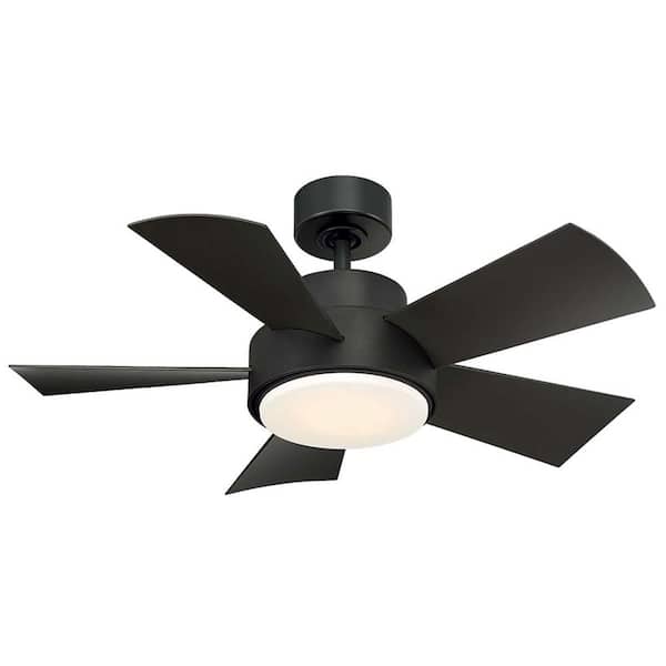 Modern Forms Elf 38 in. LED Indoor/Outdoor Bronze 5-Blade Smart Ceiling Fan with 3000K Light Kit and Remote Control