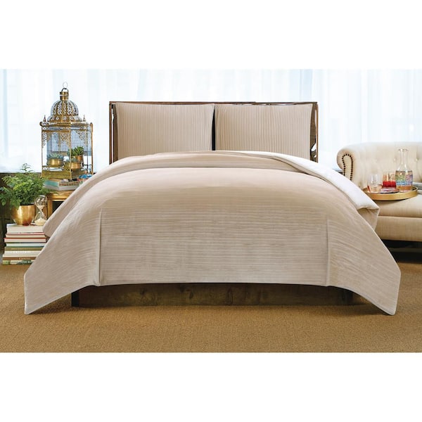 Crinkle Velvet Comforter Set