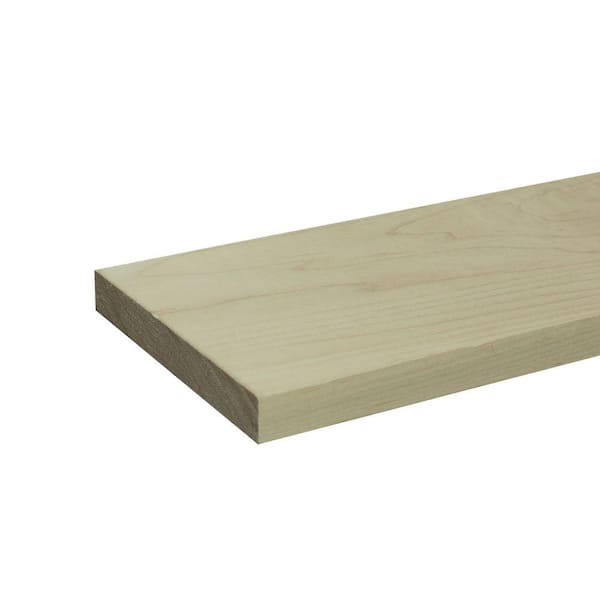 Builders Choice 1 in. x 6 in. x 6 ft. S4S Maple Board (2-Piece/Bundle)