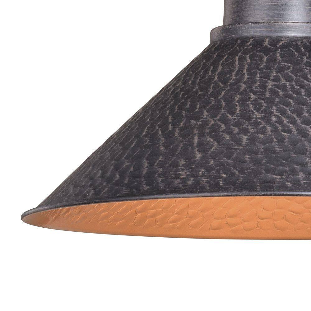 Aged Iron 14" Industrial Outdoor Wall Sconce
