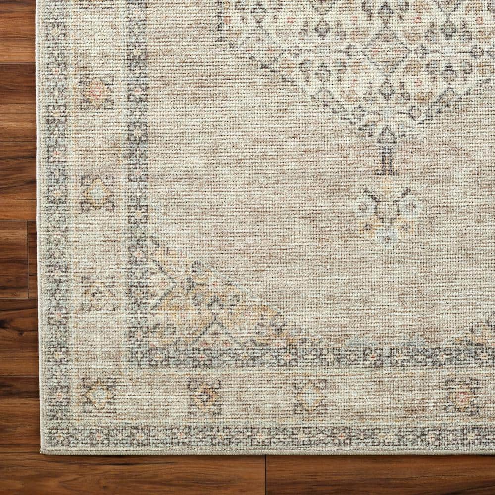 Handmade Black Medallion Synthetic 8' x 10' Area Rug