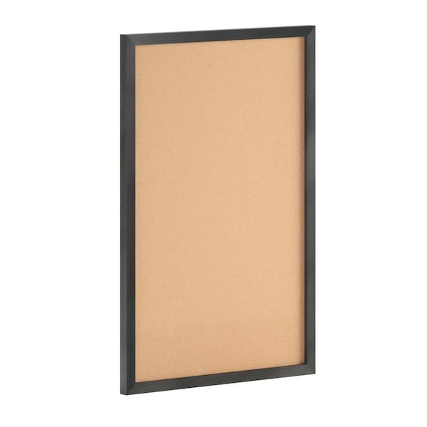 Carnegy Avenue Black 24 in. W x 36 in. H Bulletin Board CGA-HGW-524932 ...