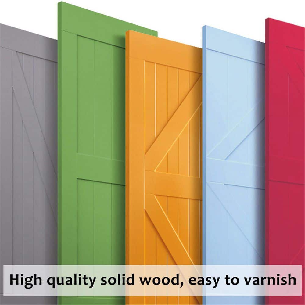 30'' x 84'' Unfinished Natural Spruce Wood Barn Door Slab