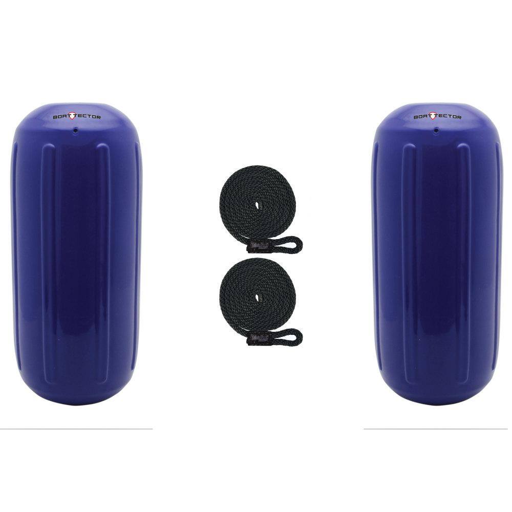 Extreme Max BoatTector HTM Inflatable Fenders - 2-Pack With Ropes For Dock Protection