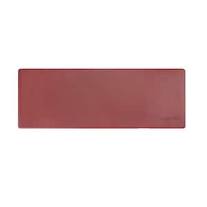 Red 17.5 in. x 48 in. PVC Embossed Anti-Fatigue Mat