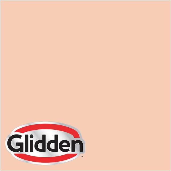 Glidden Premium 1 gal. #HDGO19U Ally's Perfect Peach Flat Interior Paint with Primer
