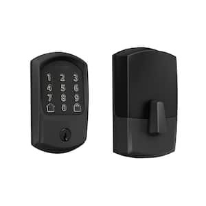 Greenwich Matte Black Encode Smart Wi-Fi Deadbolt