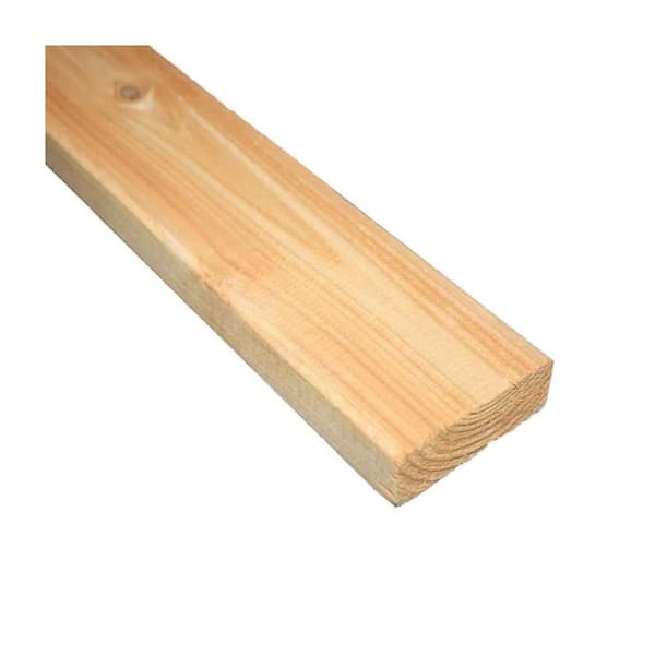 Unbranded 5/4 in. x 4 in. x 8 ft. Premium Tight Knot Cedar Lumber