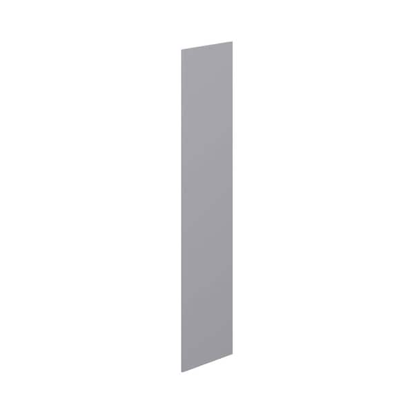 Roseland 24 in. W x 96 in. H Pantry Cabinet End Panel in Slate Gray
