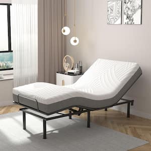 8 in. Jacquard Twin XL Bed Mattress Gel Memory Foam Soft Folding Mattress for Adjustable Bed