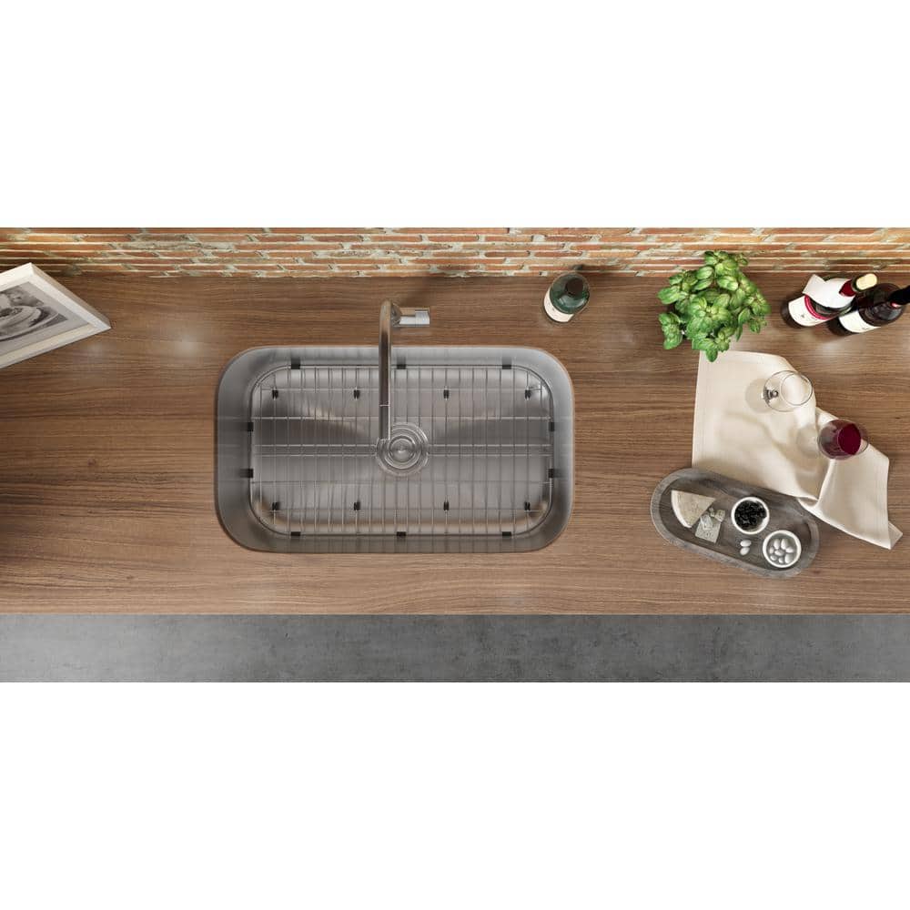 Ruvati 35-inch Drop-in Stainless Steel Single Bowl Kitchen Sink