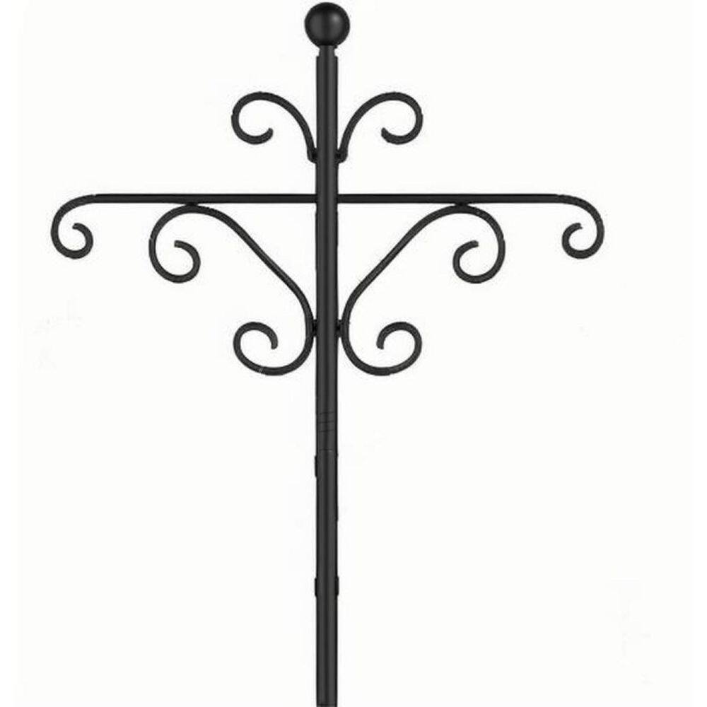108Inch Steel Adjustable Tall Shepherds Hooks, Double Shepherd Hooks for Bird Feeder Stand(1 Pack) price history on PriceWatchPro