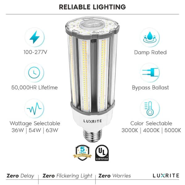 36W LED Corn Light - 175W MH Equal