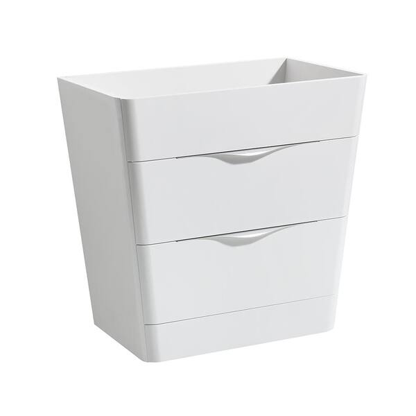 Fresca Milano 32 in. Modern Bathroom Vanity Cabinet Only in Glossy White