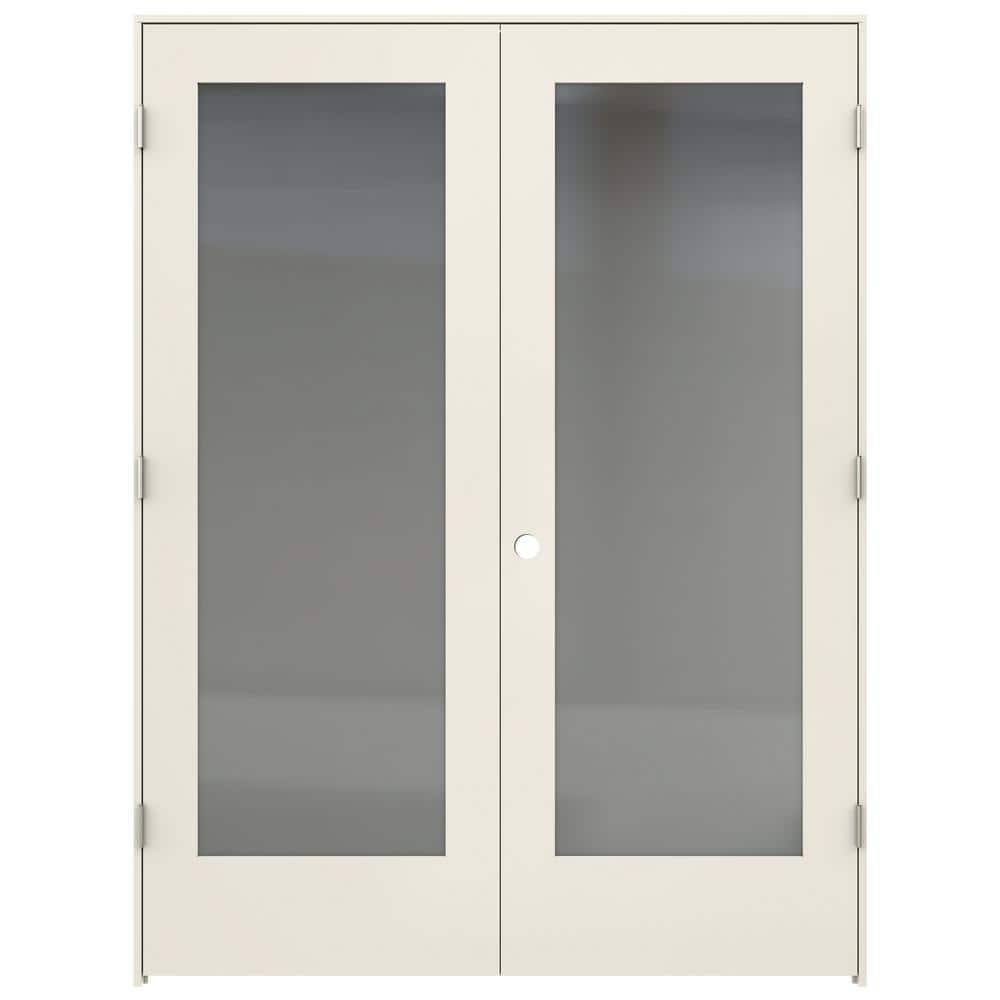 JELD-WEN 30 in. x 80 in. Tria Primed Left-Hand Mirrored Glass Molded  Composite Double Prehung Interior Door THDJW247700053 - The Home Depot