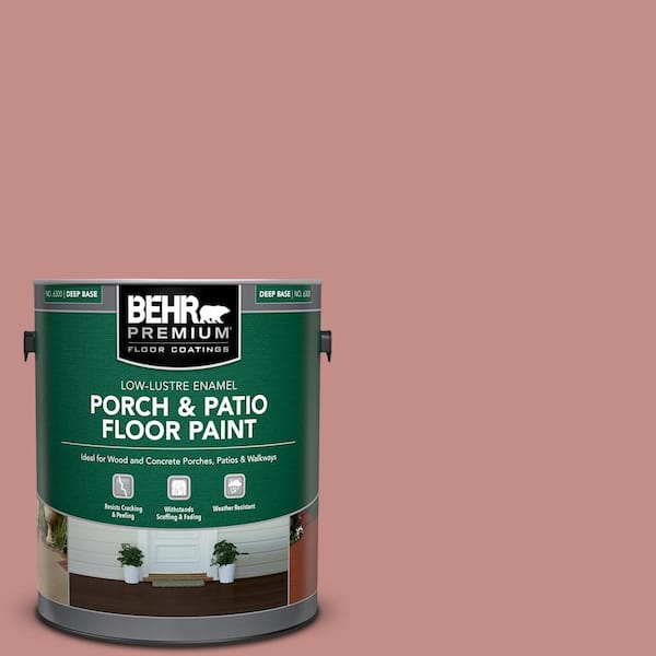 BEHR PREMIUM 1 gal. #BIC-32 Grand Sunset Low-Lustre Enamel Interior/Exterior Porch and Patio Floor Paint