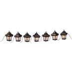 Newport Coastal Patio Lights 7-Light Antique Bronze LED Altina String ...