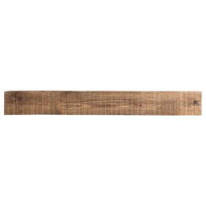 Solid Timber 48 in. x 6 in. Aged Oak Mantel