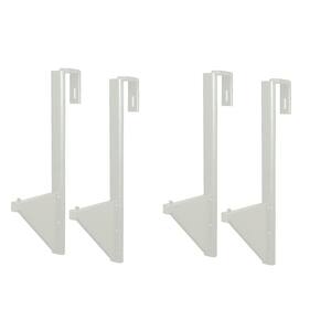 Cubicle Wall Rack for Blueprints, White (2-Pack)