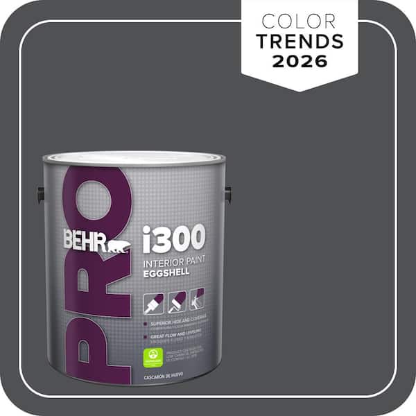 1 gal. #PPU18-01 Cracked Pepper Eggshell Interior Paint