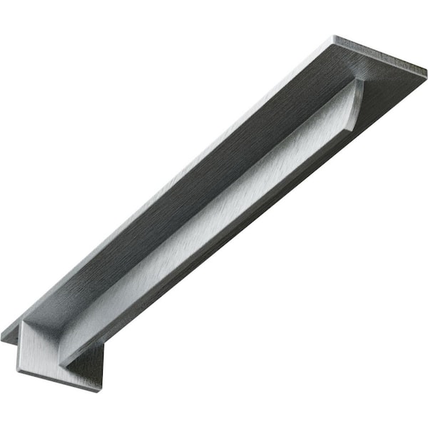 Ekena Millwork 20 in. x 3 in. x 2 in. Steel Unfinished Metal Heaton Bracket