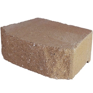 4 in. x 11.63 in. x 6.75 in. Buff Concrete Retaining Wall Block (144-Pieces/46.5 Face ft./Pallet)