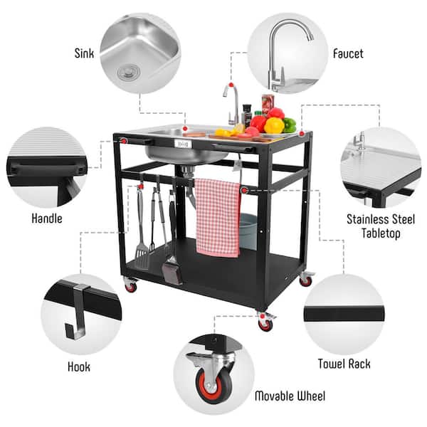 Outdoor Kitchen Grill Prep Sink: Ultimate Convenience & Style Guide