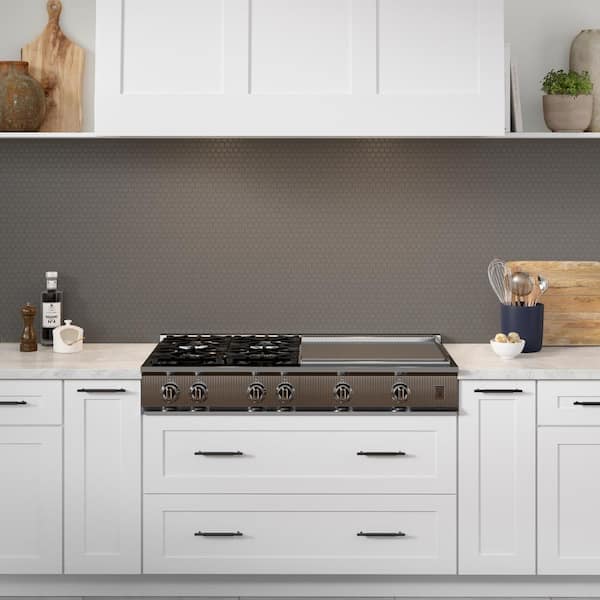 Source Taupe 11.02 in. x 11.42 in. Honeycomb Matte Porcelain Mosaic Tile (0.874 sq. ft./Each Piece, 11 Pieces per Case)
