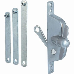 Jalousie Operator, Reversible, With Three Link Arms, Aluminum Finish
