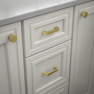 Classic Bell 3 in. (76 mm) Classic Modern Gold Cabinet Drawer Pull