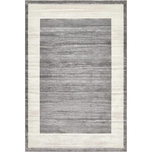Uptown Collection Yorkville Gray 4' 0 x 6' 0 Area Rug
