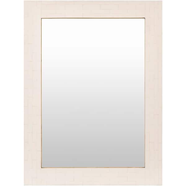 Unbranded Anika 32 in. x 24 in. ite Framed Decorative Mirror