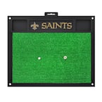 NFL New Orleans Saints 17 in. x 20 in. Golf Hitting Mat