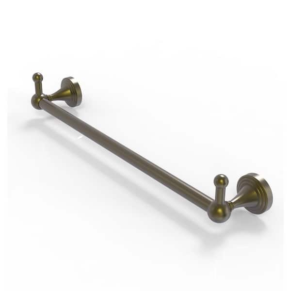 Allied Brass Sag Harbor Collection 18 in. Wall Mounted Single Towel Bar in Antique Brass