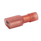 22-18 AWG Fully Insulated Nylon Female Disconnect, Red (50-Pack)