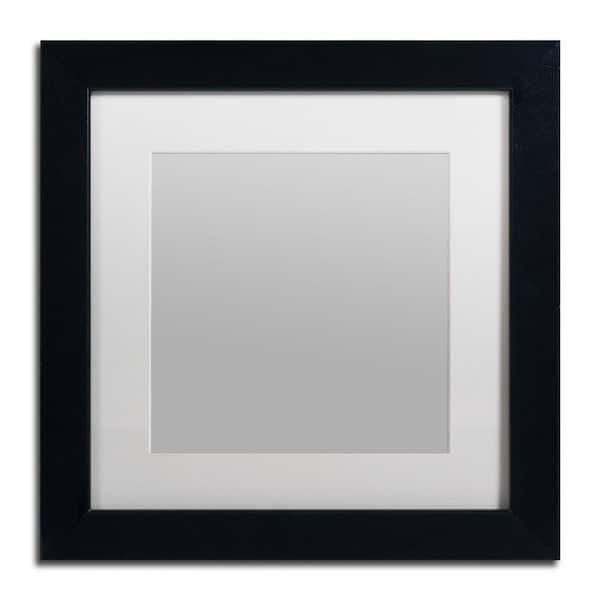 Trademark Fine Art 13 in. x 16 in. Heavy Duty Black Frame with White Mat