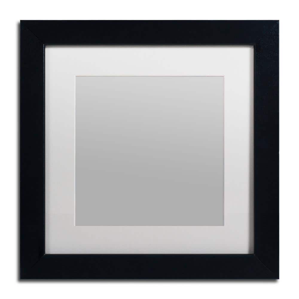 8x8 Picture Frames Black 6x6 Picture with Mat Solid Wood Frame