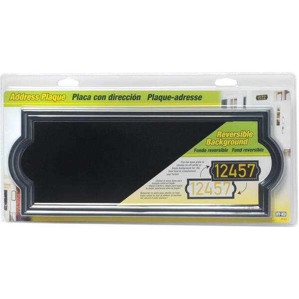 HY-KO White Address Plaque