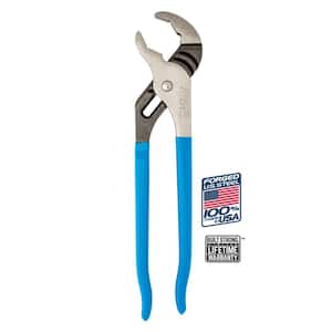 Milwaukee 12 in. Straight-Jaw Pliers with Comfort Grip and Reaming