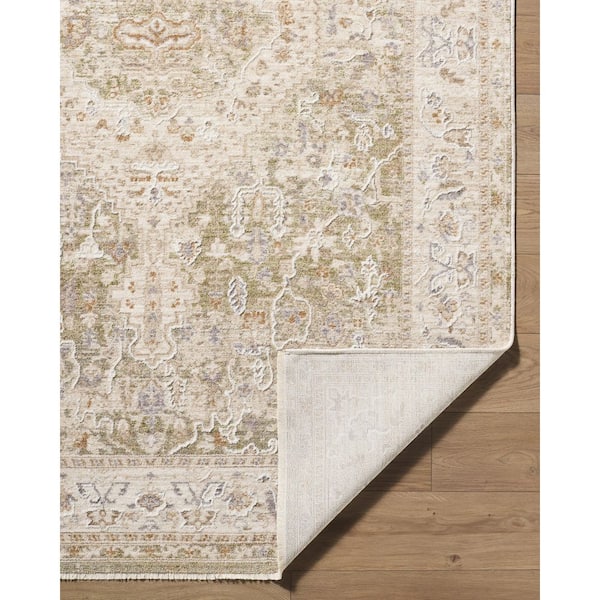Seclusion SCN-2300 5 ft. x 7 ft. Green Machine Woven Area Rug